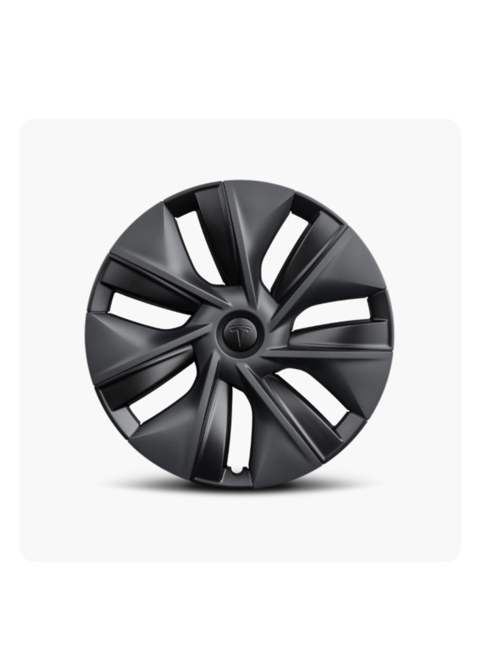 Tesla dark Gemini wheel covers